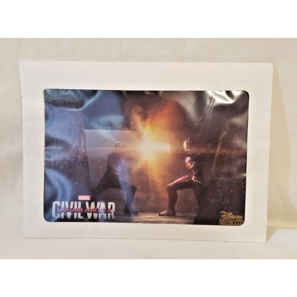 Disney Movie Club Lithograph Marvel Captain America Civil War
